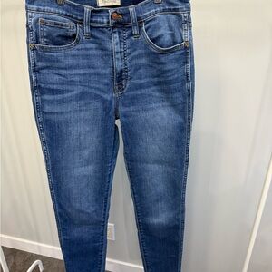 Madewell Women's Deep Blue Skinny Jeans